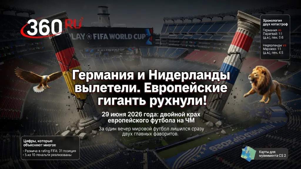 Германия и Нидерланды вылетели. Европейские гиганты рухнули!