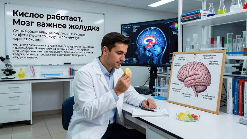 Кислое работает. Мозг важнее желудка
