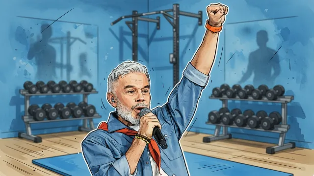 Газманов раскрыл секрет формы. Отжимается по годам!